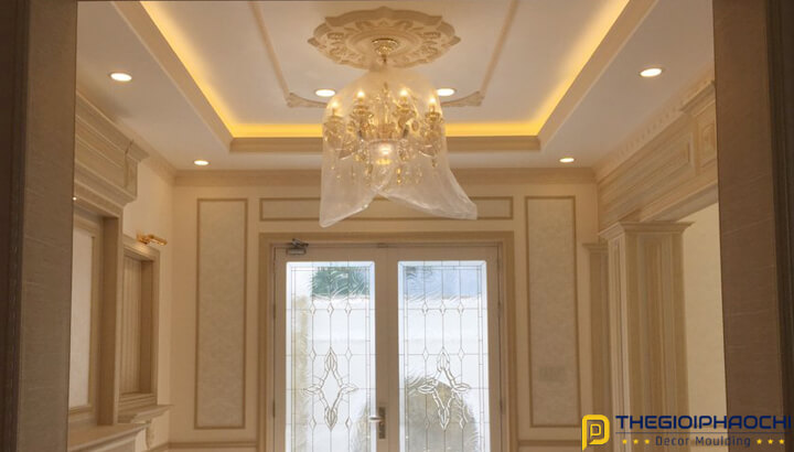 Mẫu Công Trình Thực Tế Sử Dụng Phào Chỉ Trần Nhựa Hàn Quốc